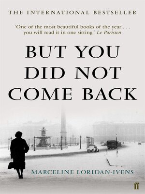 cover image of But You Did Not Come Back